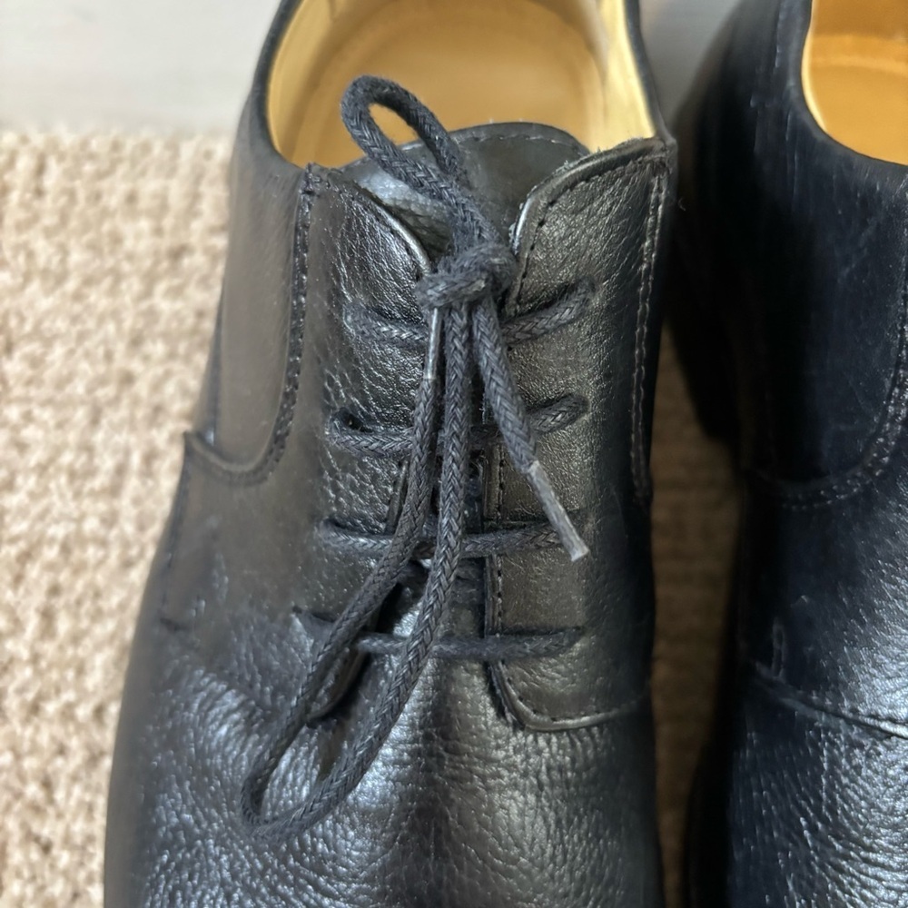 Belvedere Duke Black Cap Toe Oxford Shoes Men’s 11.5 D​ - Picture 4 of 11